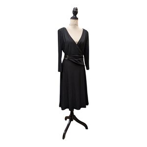 Lauren Ralph Lauren Black Long Sleeve Dress